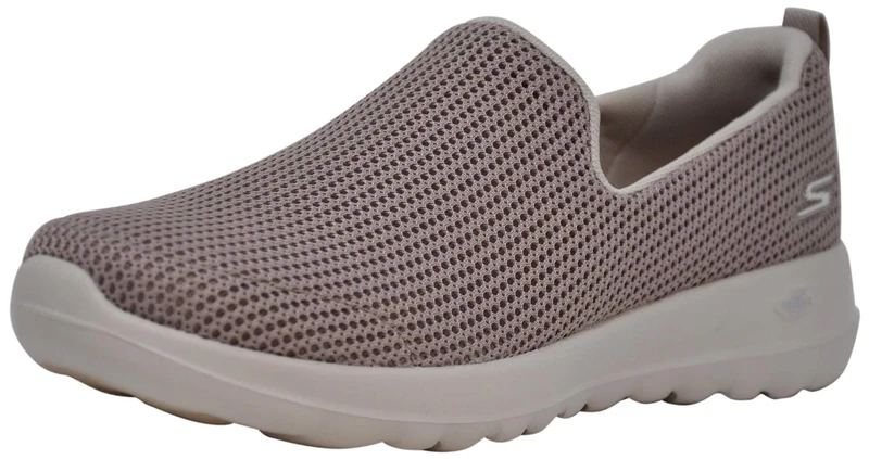 Skechers Women's Go Walk Joy Trainers, Taupe, 8 UK Wide - Image 1