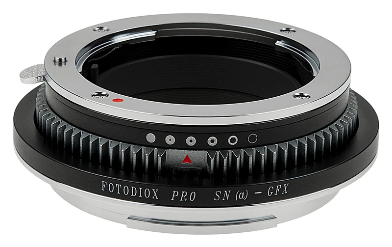 Fotodiox Pro Lens Mount Adapter, Sony Alpha A-Mount (and Minolta AF) DSLR Lens to Fujifilm G-Mount GFX Mirrorless Digital Camera Systems (such as GFX 50S and more)