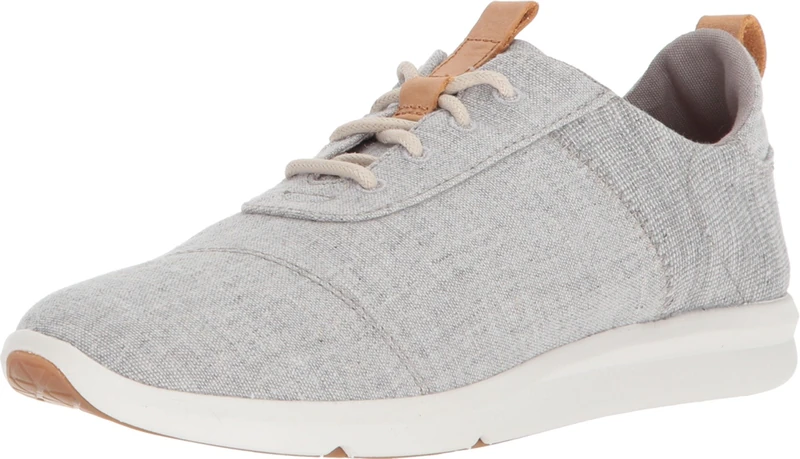 TOMS Women's Cabrillo Sneaker, Grey, 4 UK