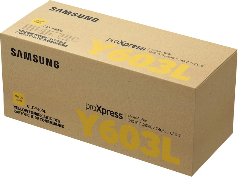 Samsung SU557A CLT-Y603L High Yield Toner Cartridge, Yellow, Pack of 1