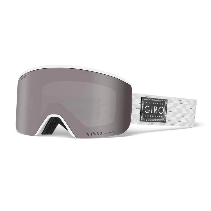 Giro GIRRJ Women Ella Snow Goggles - White Silver Shimmer - Vivid Onyx & Vivid Infrared, Medium Frame