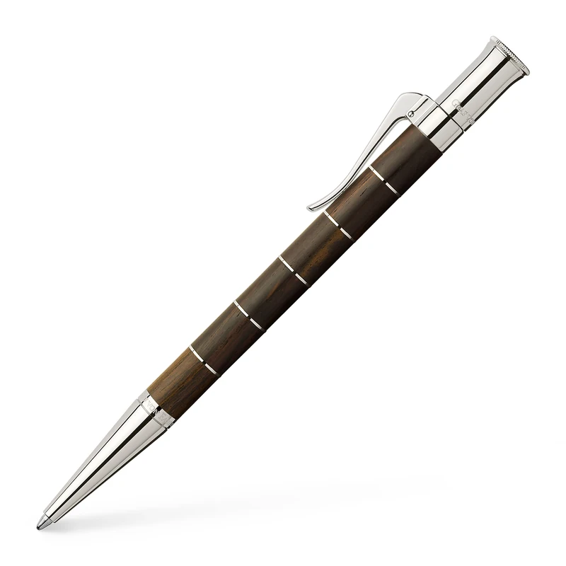 Graf von Faber-Castell Classic Anello Ballpoint Pen, Grenadille, Brown, 145811