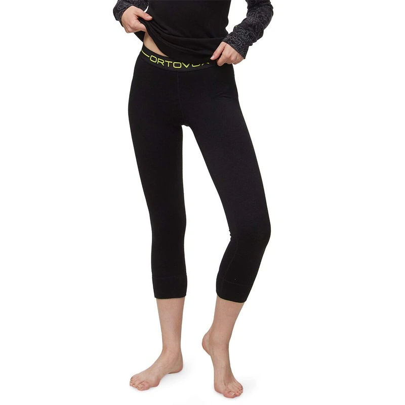 ORTOVOX 145 Ultra W Women's Thermal Trousers, Womens, Thermal Pants, 8456800004, Black Raven, L