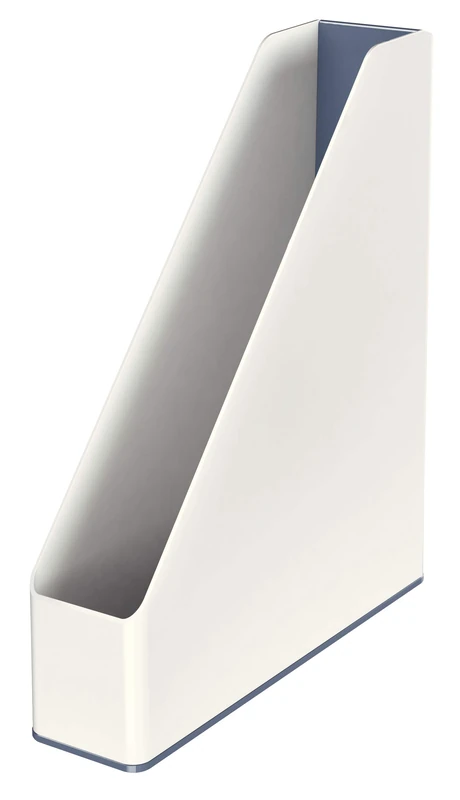 Leitz WOW Duo Colour Magazine File Set of 4 White 53621001