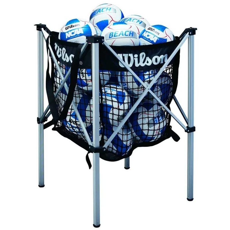Wilson Unisex Beach Stand Up Vb Cart Volleyball, Black, Uni UK