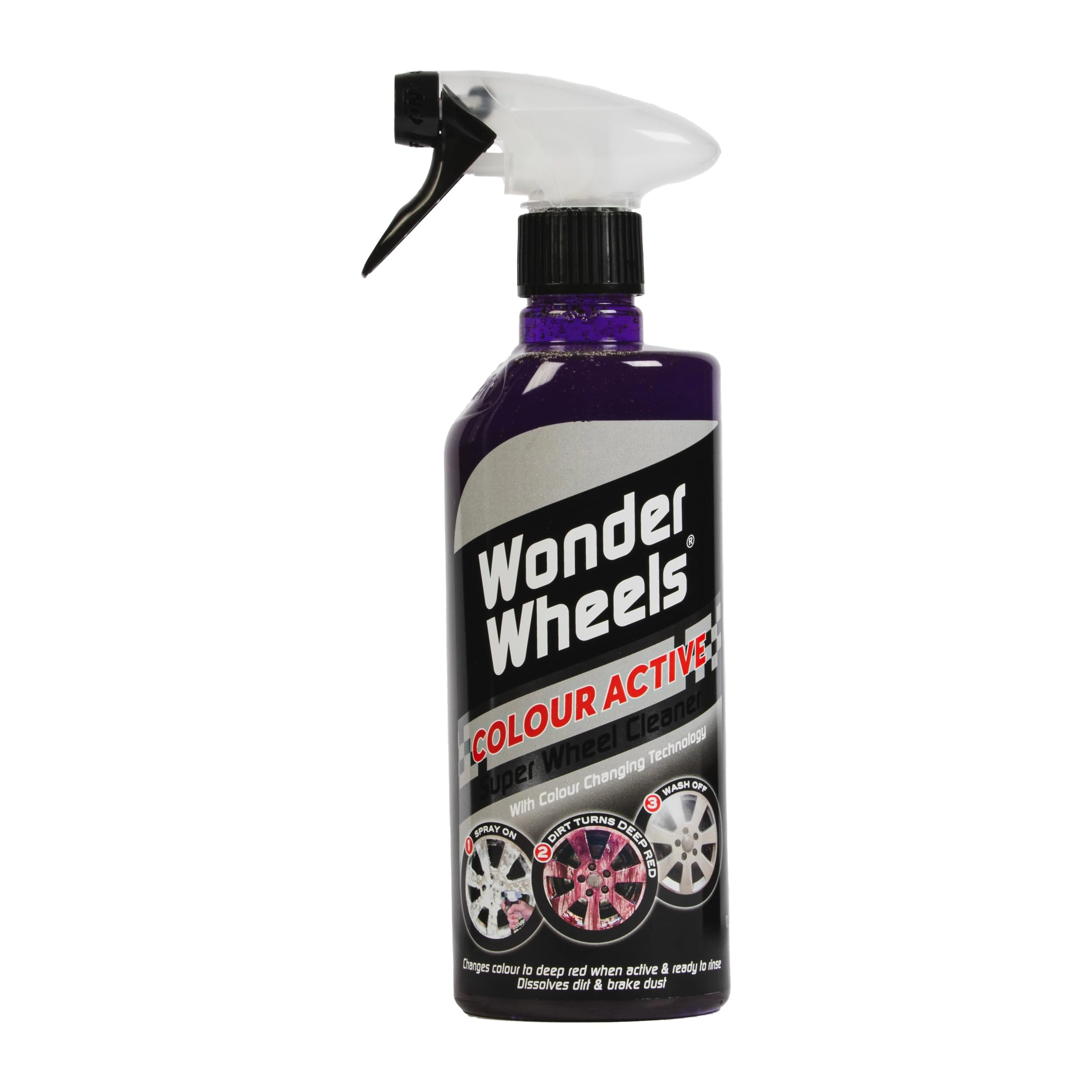 Wonder Wheels Colour Active Super Wheel Cleaner, 600ml