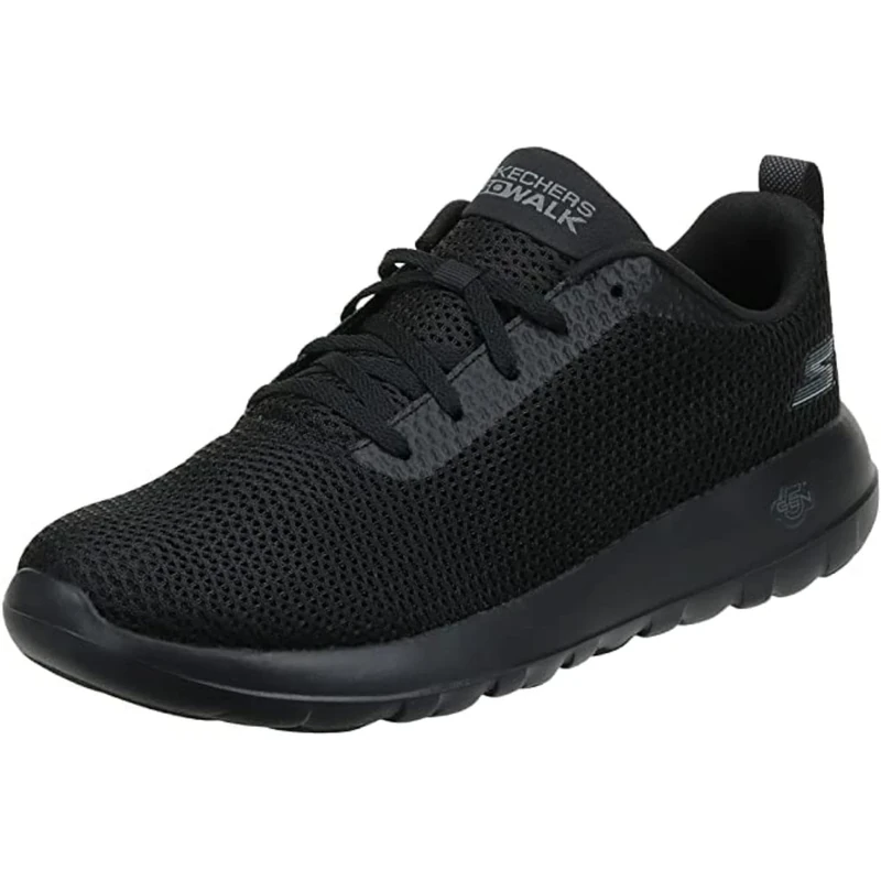 Skechers Men's Go Walk Max Effort Trainers, Black Textile Trim, 9 UK
