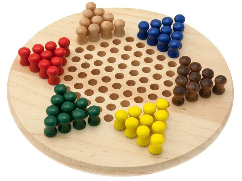 Teorema Giocattoli 40520 Wooden Chinese Checkers Game
