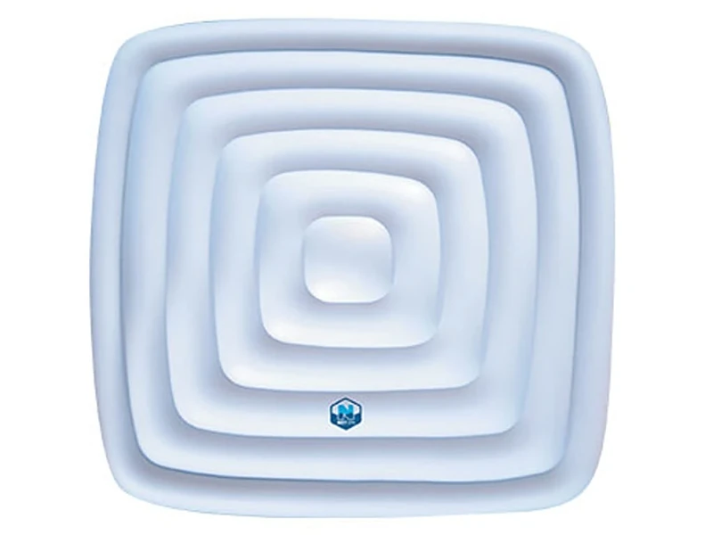 NETSPA Opblaasbare Cover NetSpa | Square, 128 x 128 cm, Grey