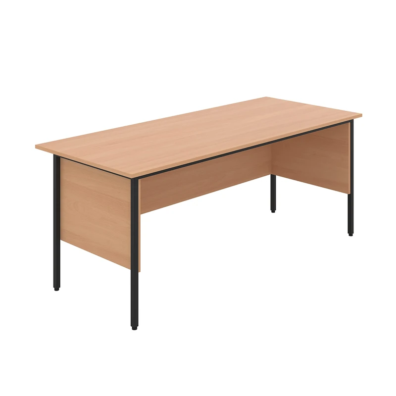 Office Hippo Eco 18 Rectangular Meeting Table, Beech, 150 cm x 75 cm