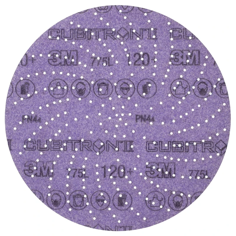 3M Xtract Cubitron II Film Disc 775L, 152 mm, 180+, Clean Sand, 50 Discs per Pack