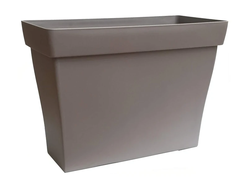 Poetic Rectangular Planter, 78 cm x 38.4 cm, Taupe