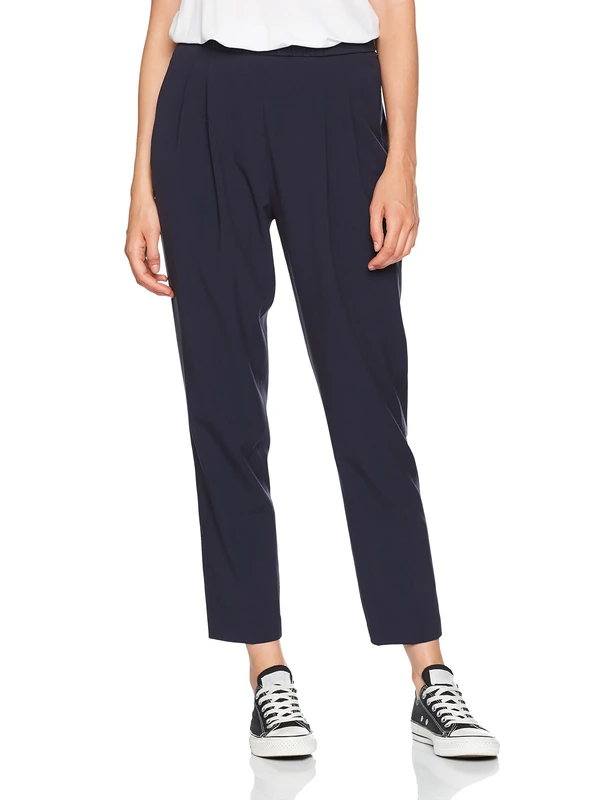 Tommy Hilfiger Women's Libby Pull On Pant Regular Fit Trousers, Blue (Midnight), 4(Manufacturer Size:4)