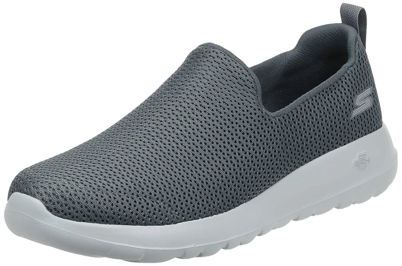Skechers Men's Go Max-Athletic Air Mesh Slip on Walking Shoe, Charcoal, 6.5 UK