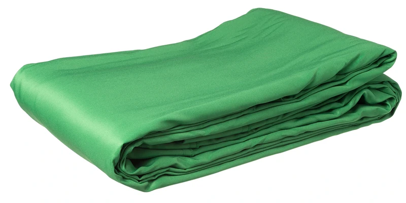 Bresser BR 8P Polyester Background Cloth Chromakey, 3 x 6 m Green