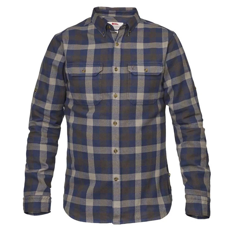FJALLRAVEN Men's Skog T Shirt, Glacier Green, L UK