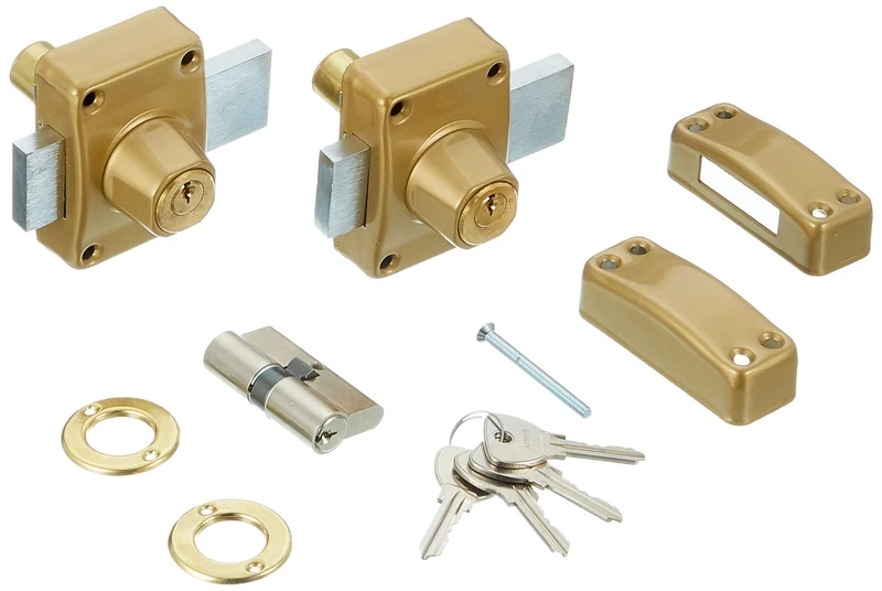 BRICARD 1976 Set of 2 (1957 with 1 Cylinder 15741 entrouvrant