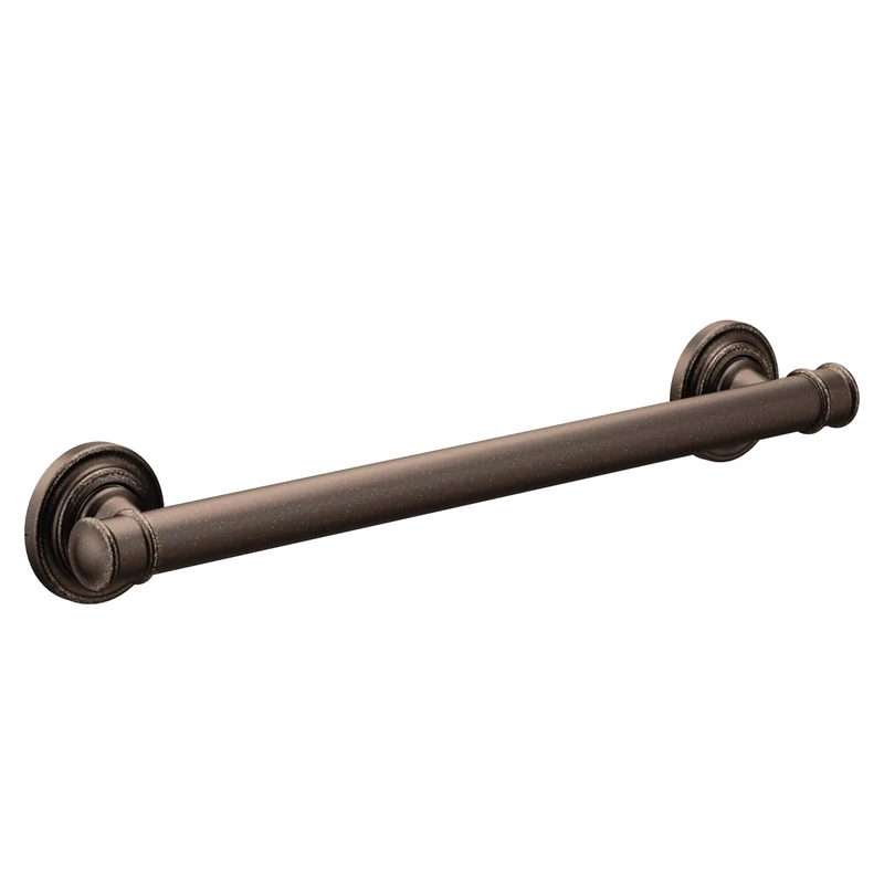 Moen Belfield YG6418ORB 18-Inch Bathroom Grab Bar, Oil Rubbed Bronze