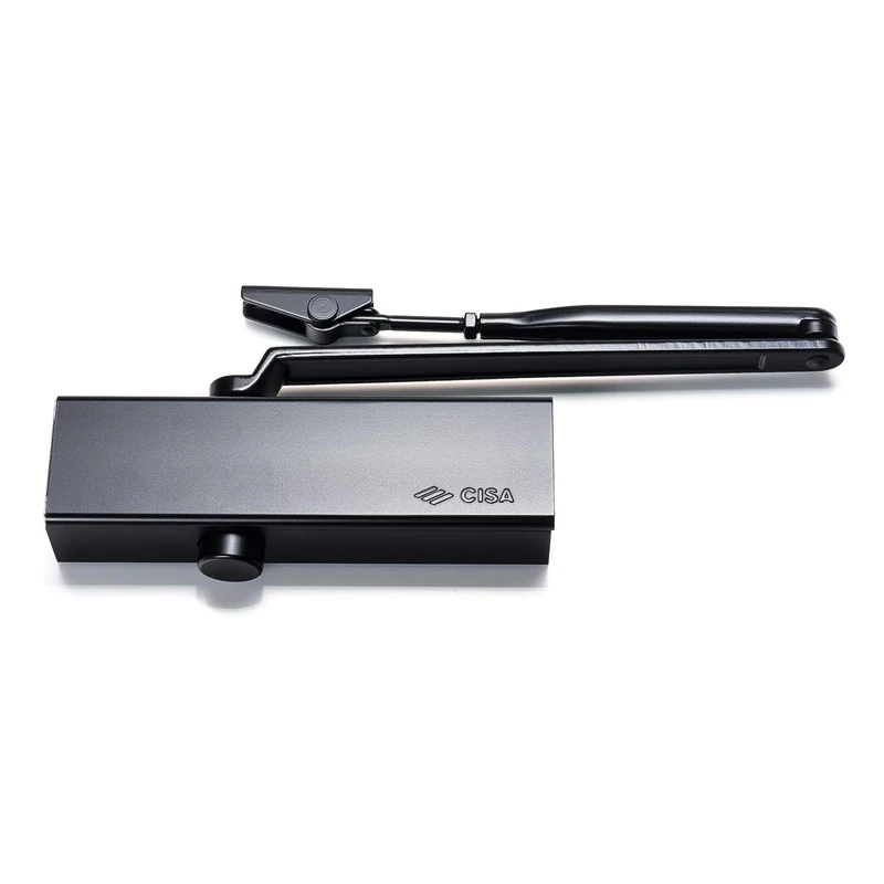Cisa 1.C1510.03.0.90 – Door Closer New Professional Plus Multi-Force 2ñ4 Without Retention Matt Black