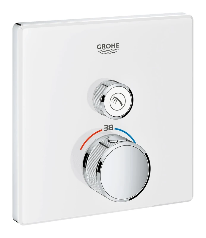 GROHE Grohtherm Smartcontrol Thermostat for Concealed Installation with One Valve Moon White 29153LS0