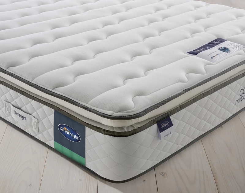 Silentnight Miracoil Luxury Pillowtop Mattress | Medium | King