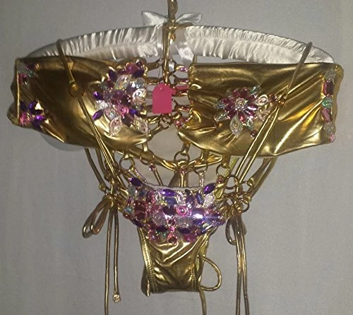 2Glam2GiveADamn Bikini Viva Glamour Gold