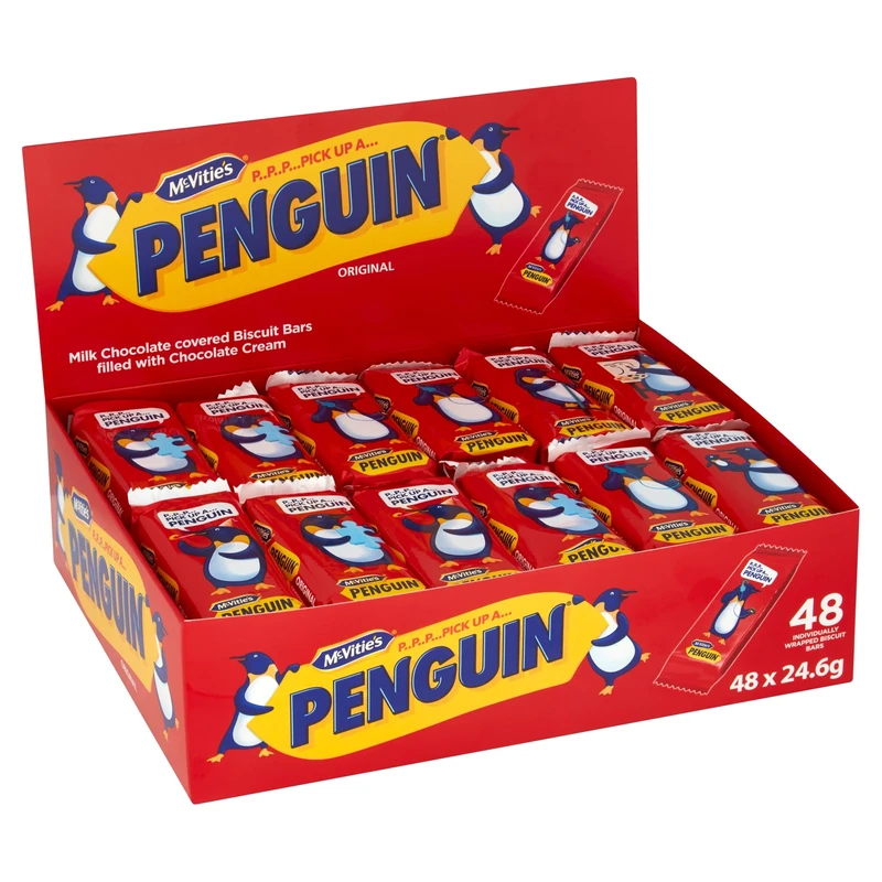 McVitie's Penguin Singles Biscuit Bars 48pk