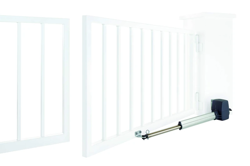 Hörmann PORTRONIC-D 2500 4510720 Hinged Gate Drive (for Single Wing Entrance Gates/Yard Gates/Maximum Load 800 N/Gate Size up to max. 2.50 m/Includes 2 Hand-Held Transmitters)