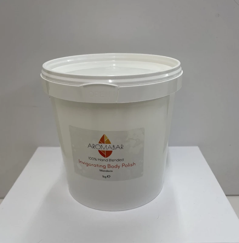 Dead Sea Body Polish Scrub 1kg with Shea Butter & Mandarin 100% Pure & Natural Packed with Minerals and nutrients