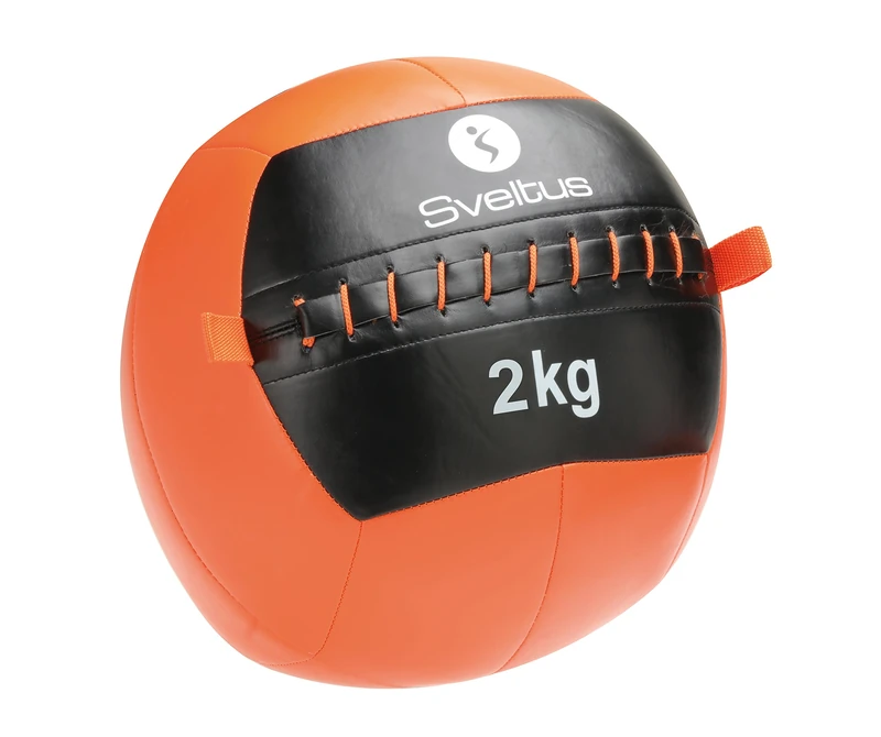 Sveltus Wall Diameter 35 cm - 2kg Medicine Ball Unisex Adults’ Orange & Black