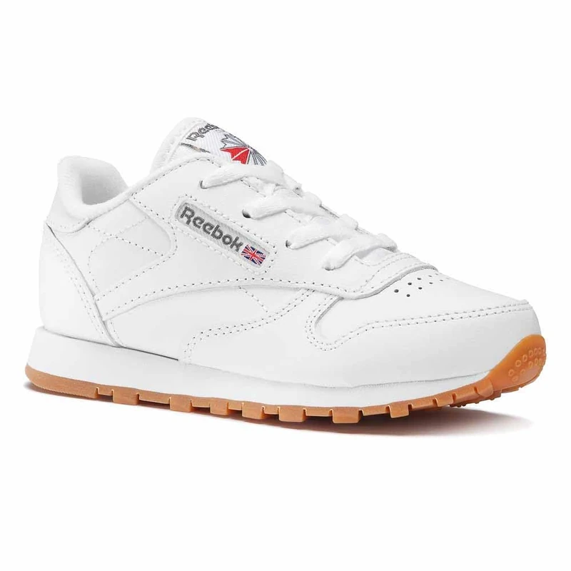 Reebok Men Classic Leather Sneaker, White/Gum/Int, 13.5
