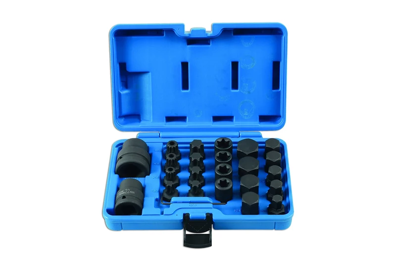 Laser 6891 Impact Bit & Socket Set 3/4"D, 1"D 24pc