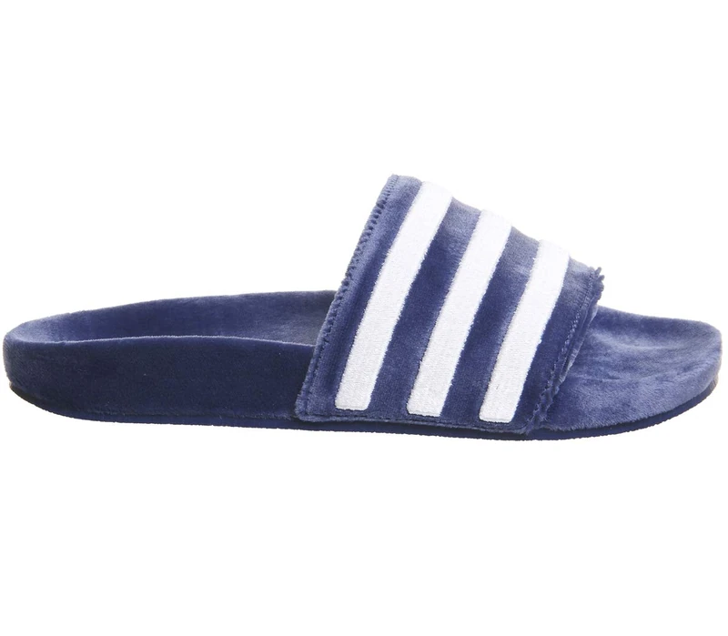 adidas Men's Adilette Slipper, Blue Mystery Blue Footwear White Footwear White, 6 UK - Image 1