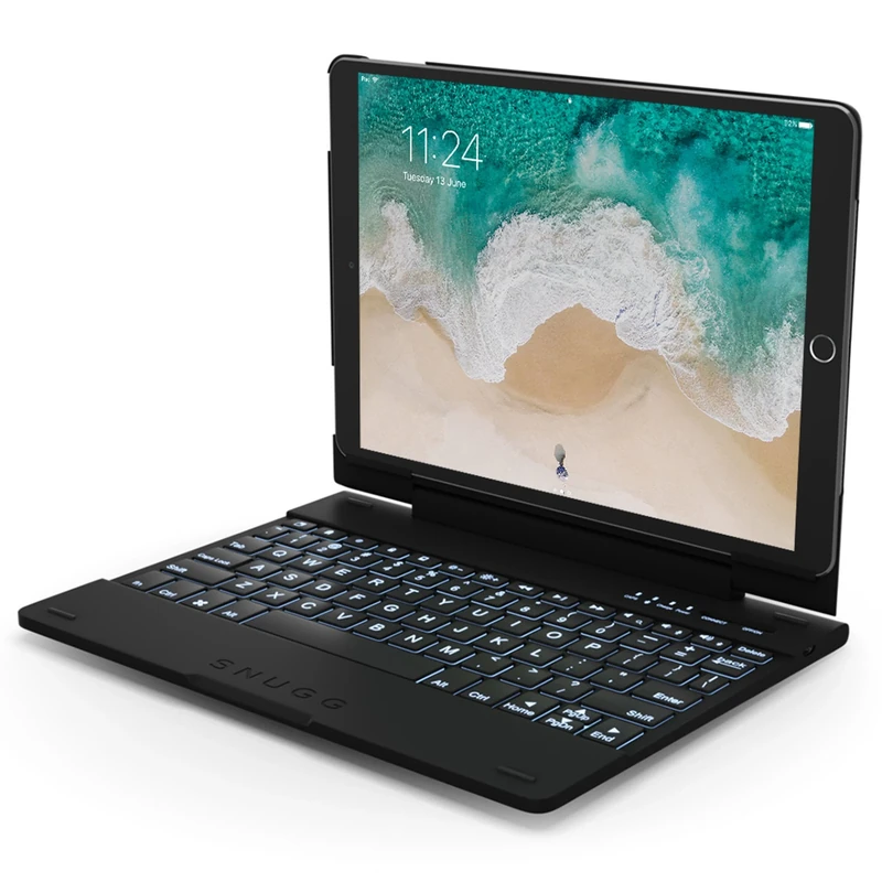Snugg B071JDYPRG Keyboard and Folio Case for Apple 10.5 iPad Pro - Black