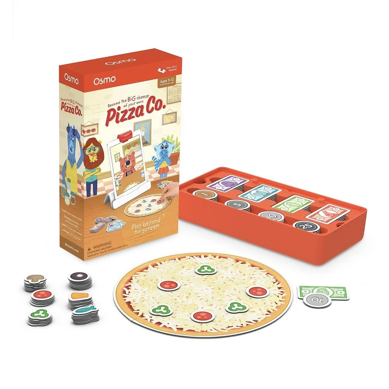 Osmo - Pizza Co. - Ages 5-12 - Communication Skills & Math - Learning Game - For iPad or Fire Tablet (Osmo Base Required)