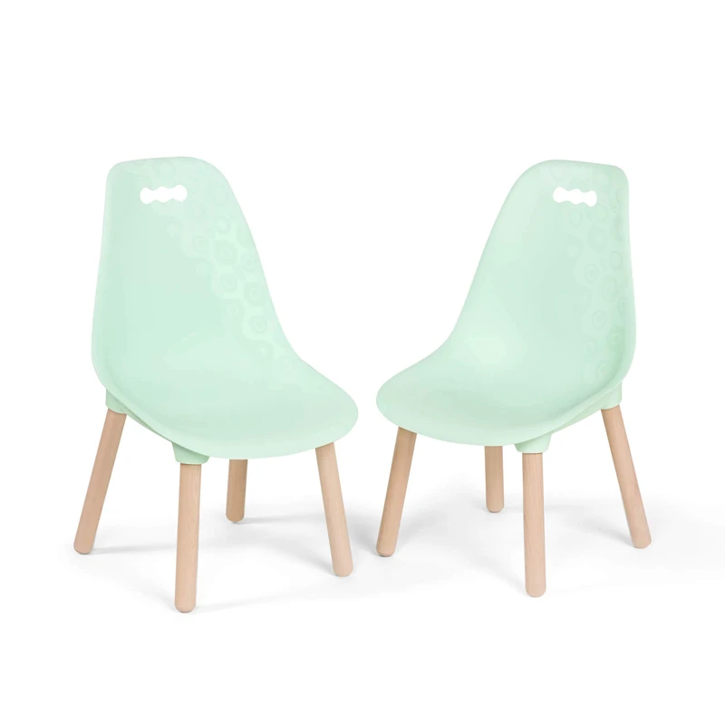 B. toys Kid Century Modern Chair Set - Mint - 2 Piece Set