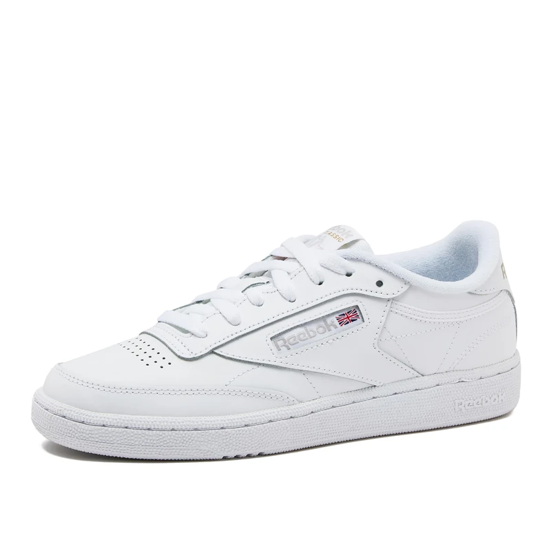 Reebok Women's Club C 85 Sneaker, White Light Grey 1, 6.5 UK