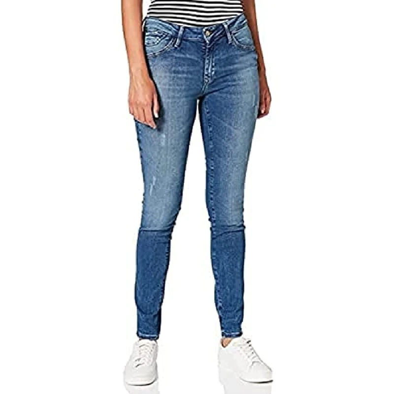 Mavi ADRIANA, Women's Skinny Skinny Jeans Blau (Light Indigo Glam 23736) W24/L30