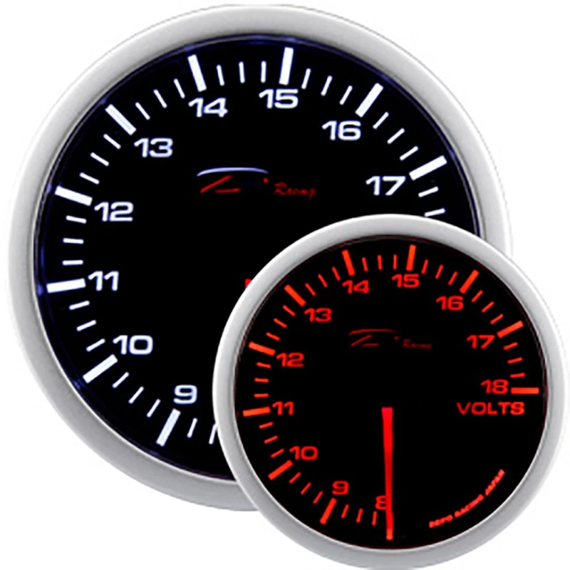 Depo Racing WA-Series Instrument/Gauge - Voltage 8-18V - 52mm