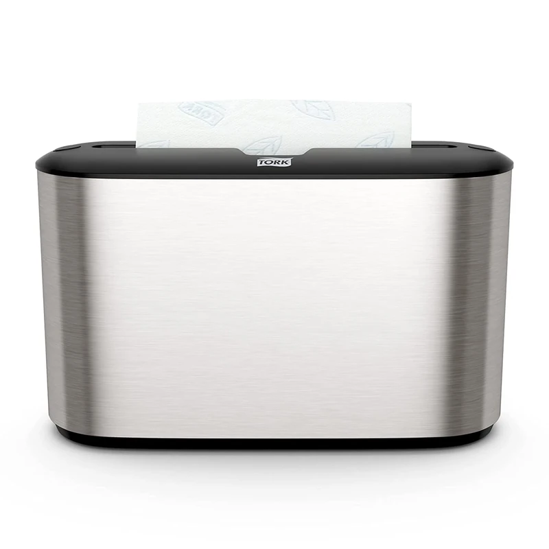 Tork Image Design Xpress Countertop Multifold Hand Towel Dispenser H2/H23, Image Design - Paper Towel Dispenser 302030, One-at-a-time Dispensing, Stainless