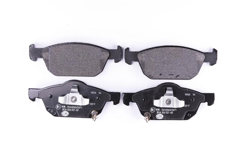 HELLA 8DB 355 021-431 Brake pad set - with acoustic wear warning - T2319 - for e.g. HONDA