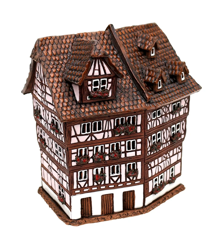 Dekohelden24 Light and Fragrance Oil House Lion Pharmacy ASchaffenburg, Ceramic, 15