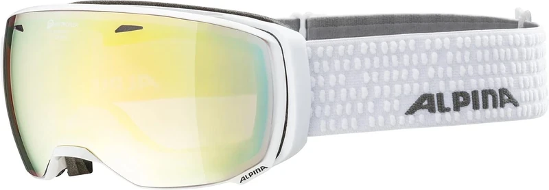 ALPINA Unisex - Adult, ESTETICA QMM ski goggles, white, One Size