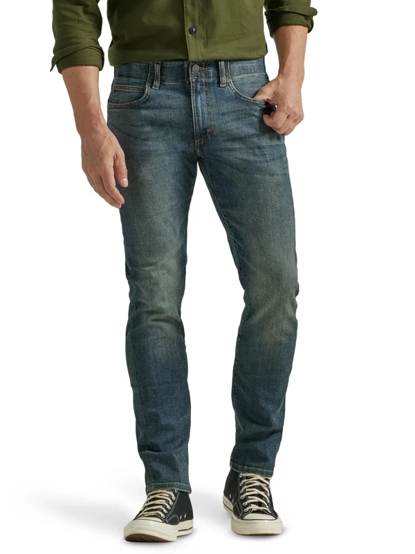 Lee Men's Performance Series Slim Straight Leg Jean Extreme Motion, Maverick, 36W x 30L