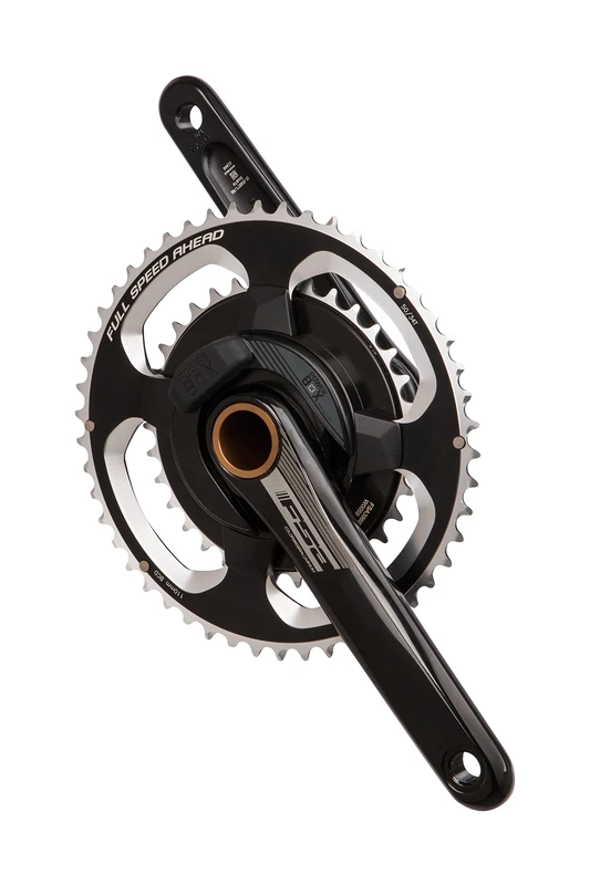 FSA Powerbox Alloy 2x11 Road Chainset - Black, 52/36T/170 mm