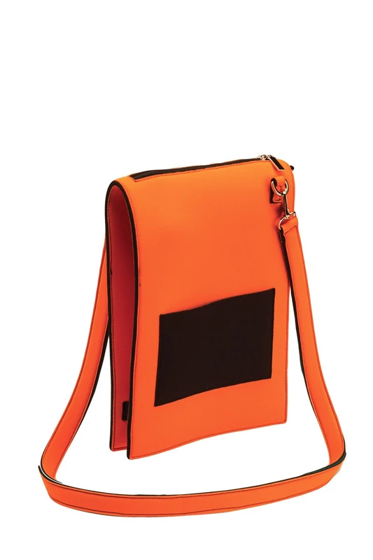 Cicli Bonin Unisex Adult N Trendy Front And Rear Bags - Fluorescent Orange/Black, One Size