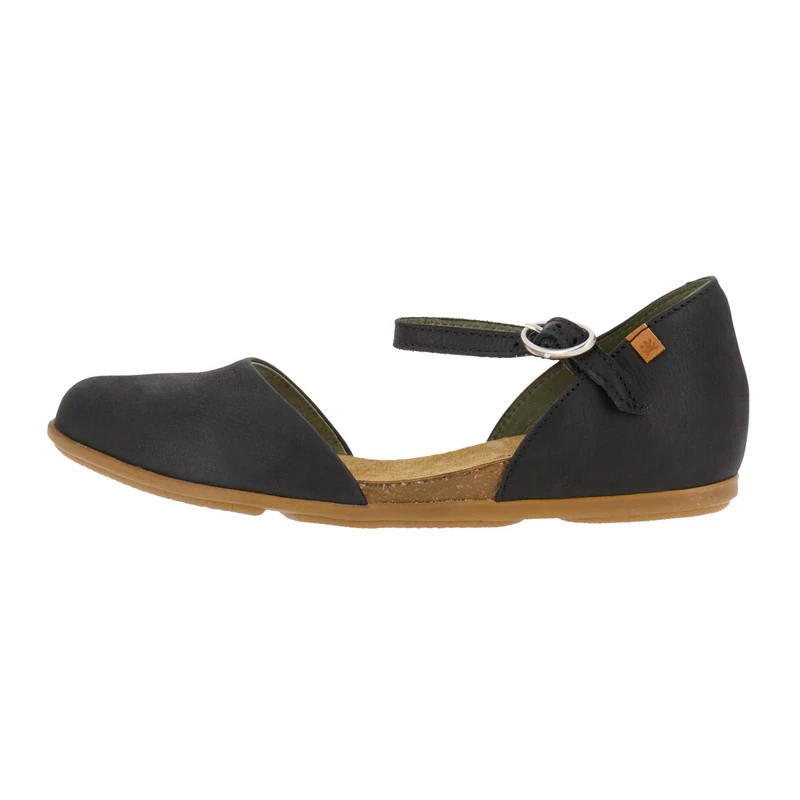 El Naturalista Unisex Adults Slippers EL Viajero, Men´s,Ladies Loafers,Removable Insole,Leisure Shoes,Open wrap-up,Black,41 EU / 7.5 UK