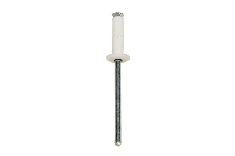 CoFan 07204020bl Aperture – Pack of 500 Rivets in Flower (4 x 20 mm) White