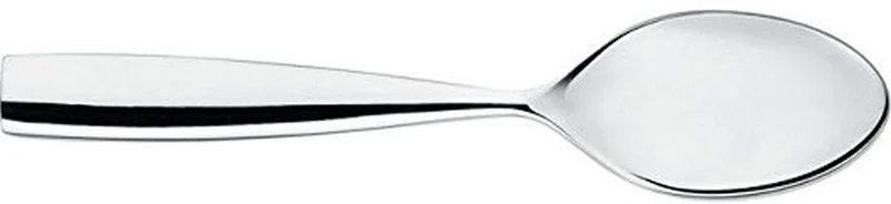 Alessi MW03/7 Dressed tea spoon in 18/10 stainless steel mirror polished with relief decoration, Set of 6
