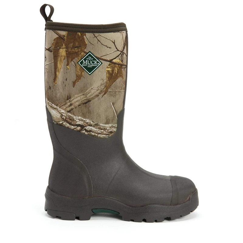 Muck Boots Unisex Derwent II Pull On Waterproof Wellington Boot, Camo, 6